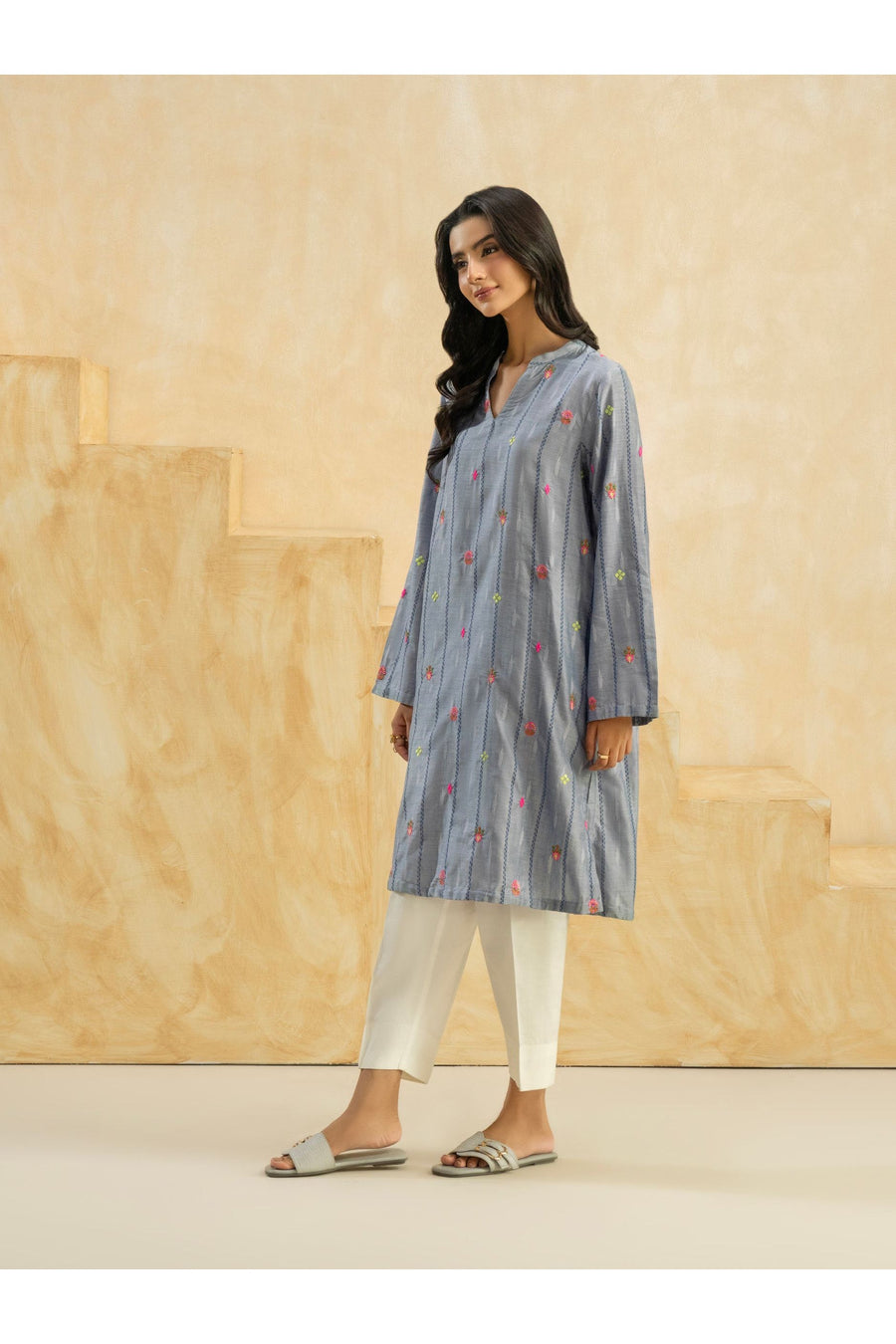 Embroidered Denim Shirt for Everyday Style