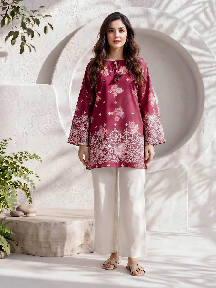 Lawn Kurti (Pret) - Pehnaawaa