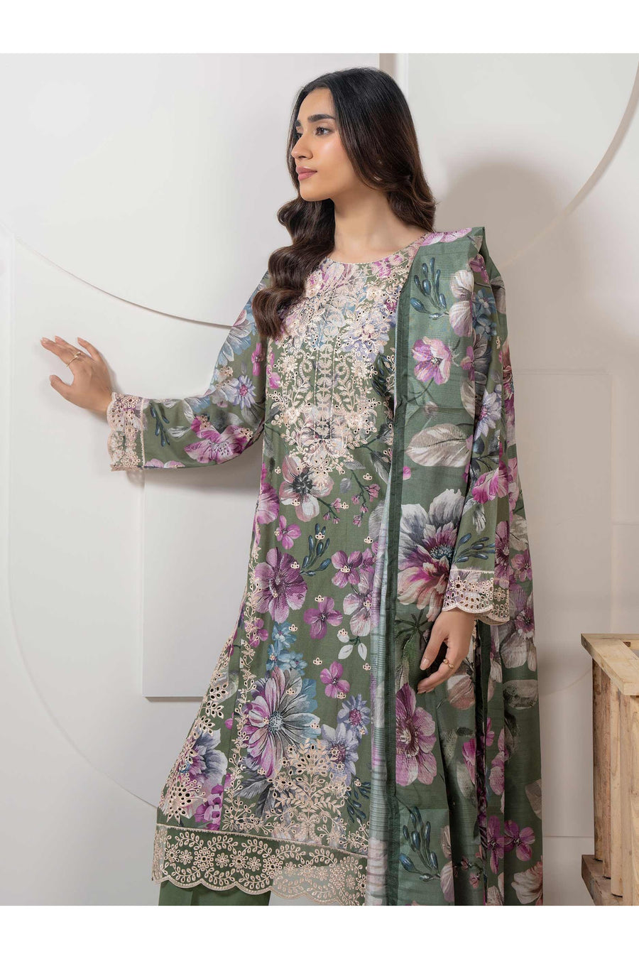 Embroidered 3 Piece Lawn Suit for Every Day