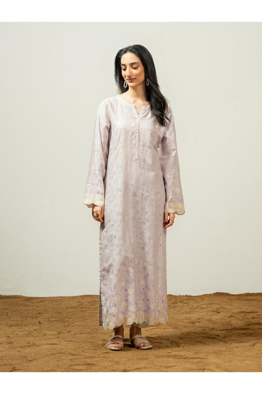 Embroidered Jacquard Shirt for Everyday Style