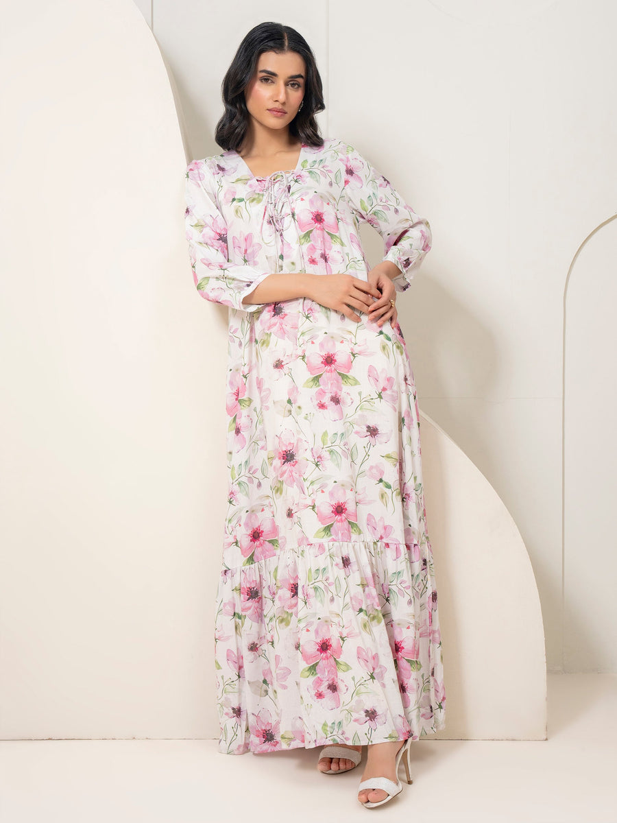 Printed Viscose Dress