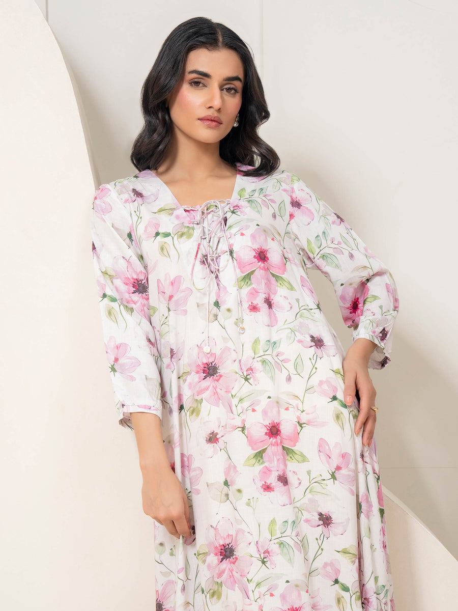 Printed Viscose Dress