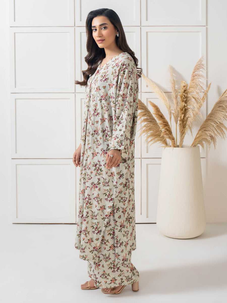 2 Piece Viscose Suit Printed (Pret)