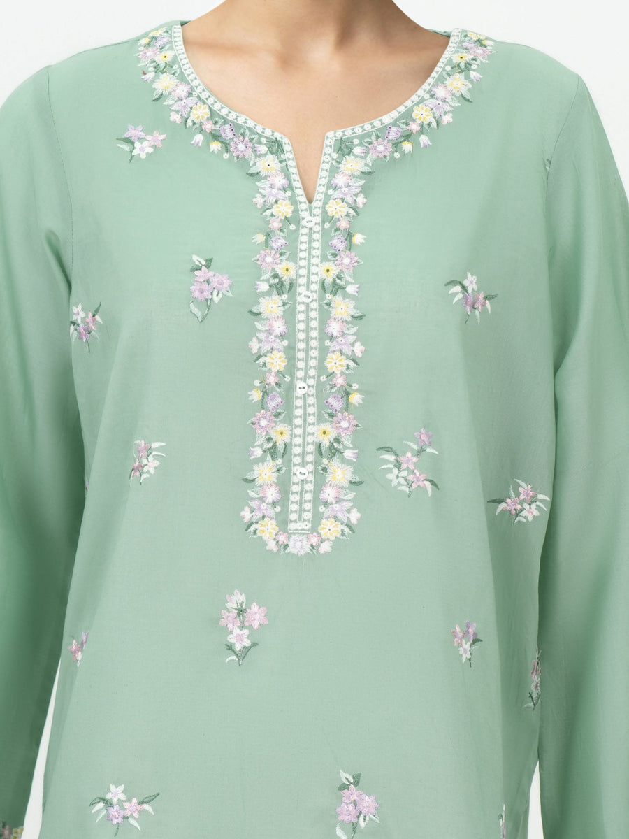Mint Lawn Eastern Top