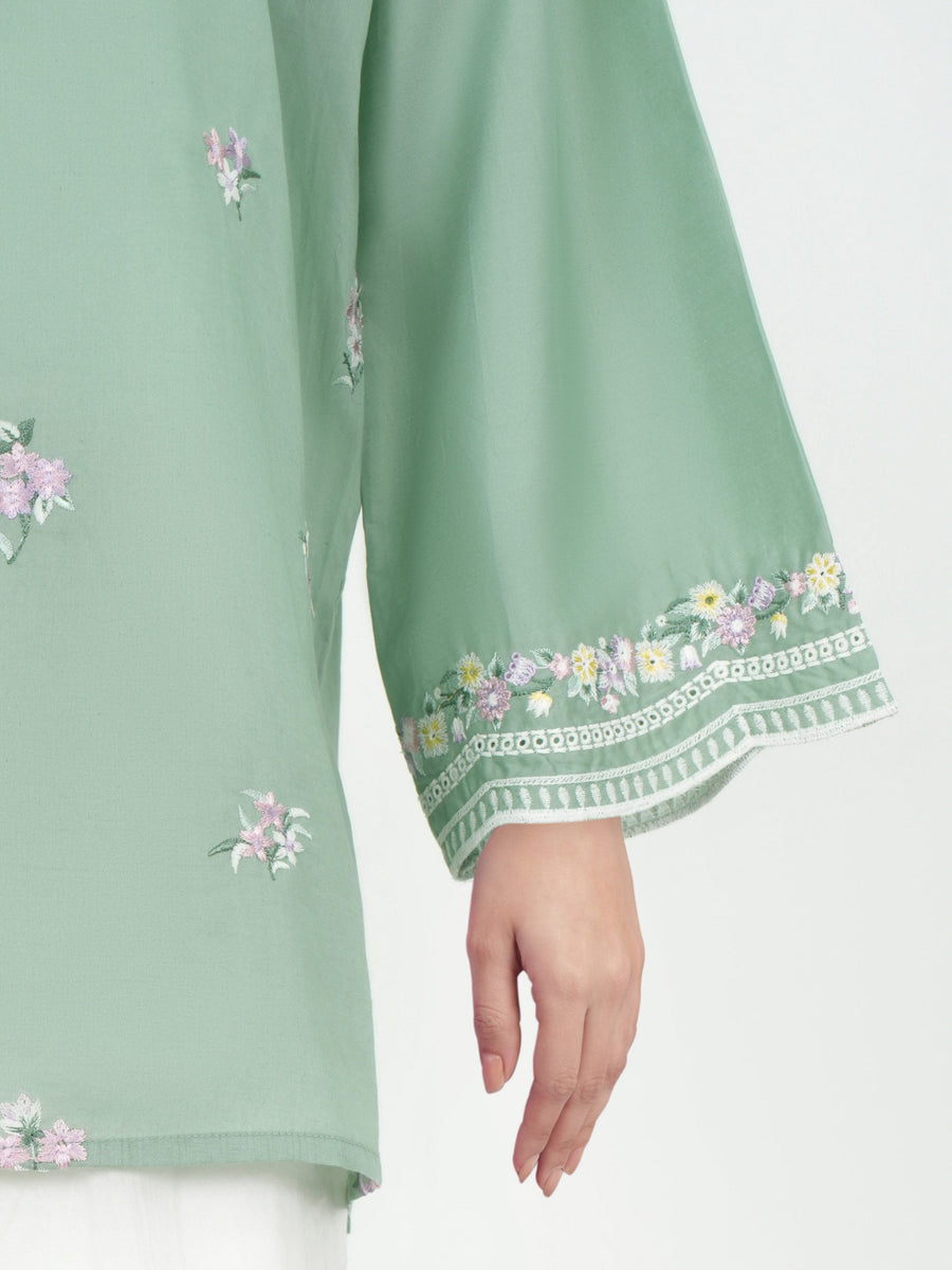 Mint Lawn Eastern Top