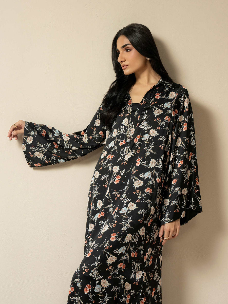 Silk Shirt-Printed (Pret)