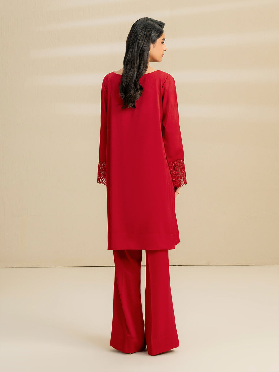 2 Piece Grip Suit-Embroidered (Pret) - Pehnaawaa