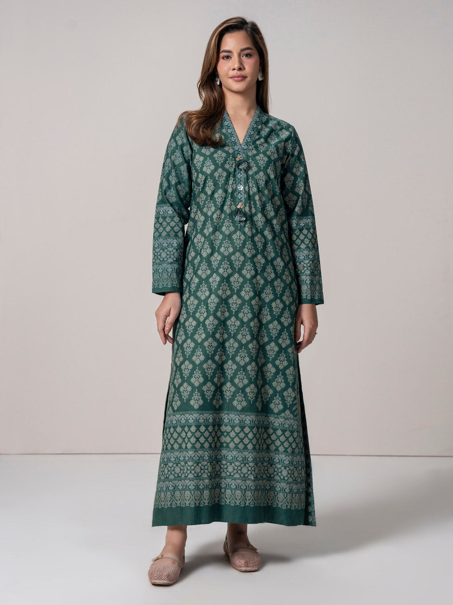 Slub Khaddar Shirt (Pret) - Pehnaawaa
