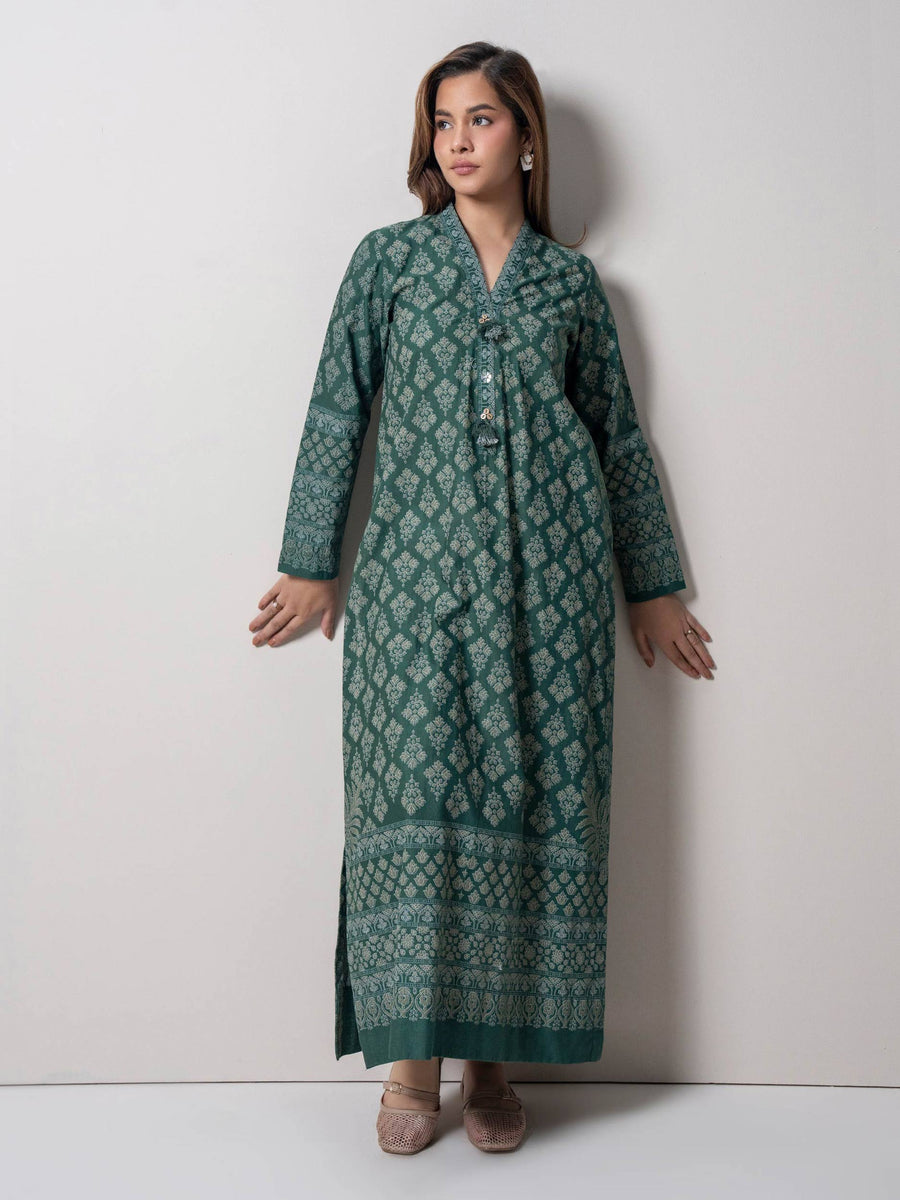 Slub Khaddar Shirt (Pret) - Pehnaawaa