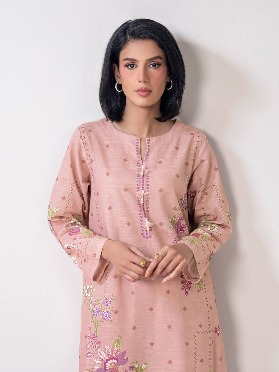 2-Piece Slub Khaddar Suit (Pret)
