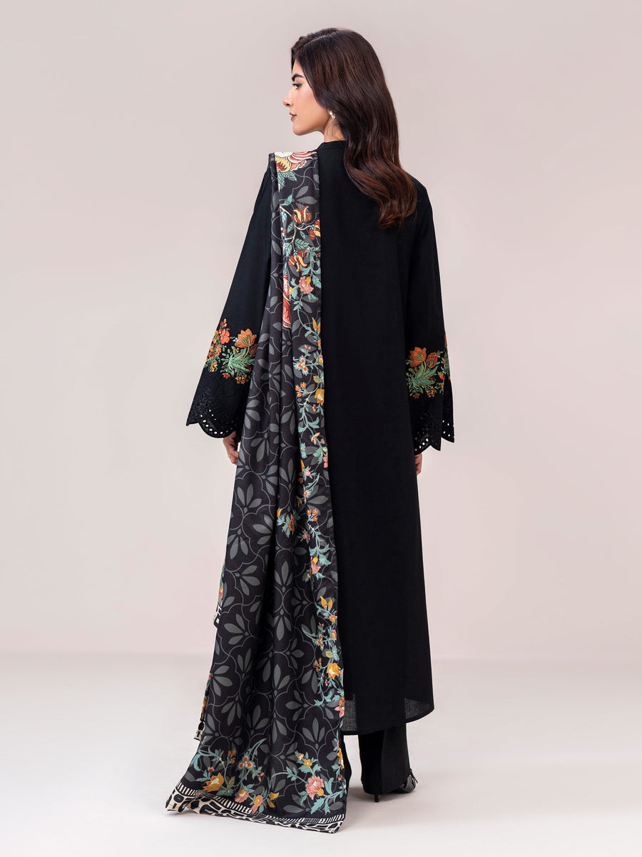 2 Piece Khaddar Suit- Embroidered (Pret) - Pehnaawaa