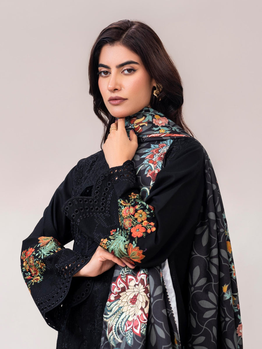 2 Piece Khaddar Suit- Embroidered (Pret) - Pehnaawaa