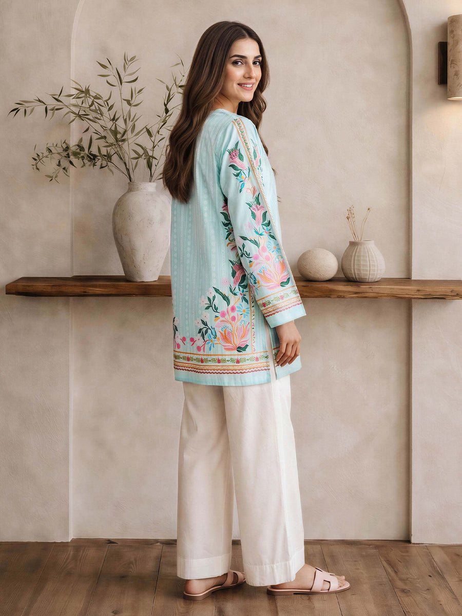 Lawn Kurti- Embroidered (Pret) - Pehnaawaa