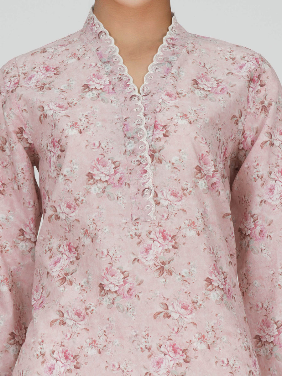 Lawn Kurti- Embroidered (Pret) - Pehnaawaa