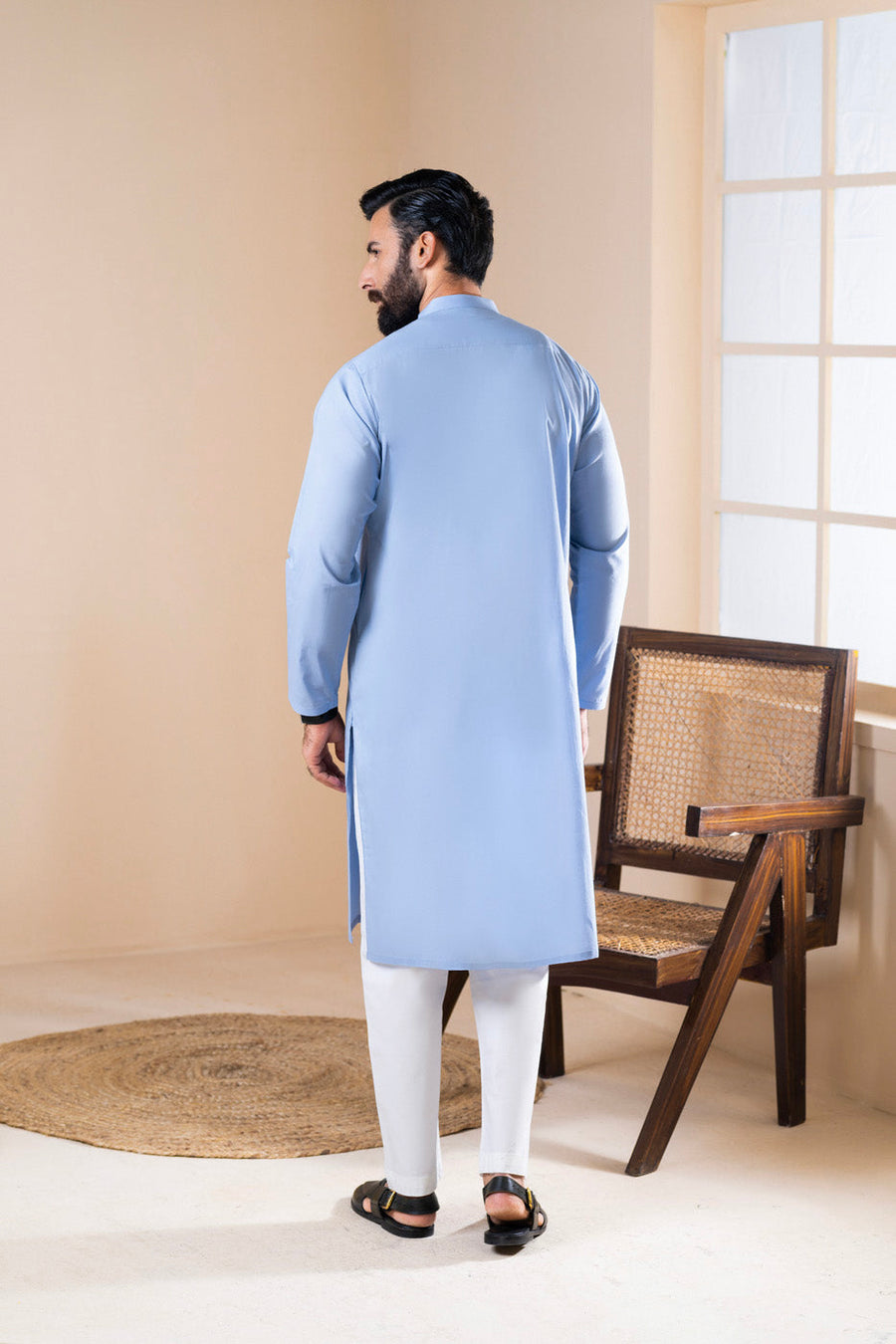 BlossomFit Premium Kurta Band Collar - Pehnaawaa