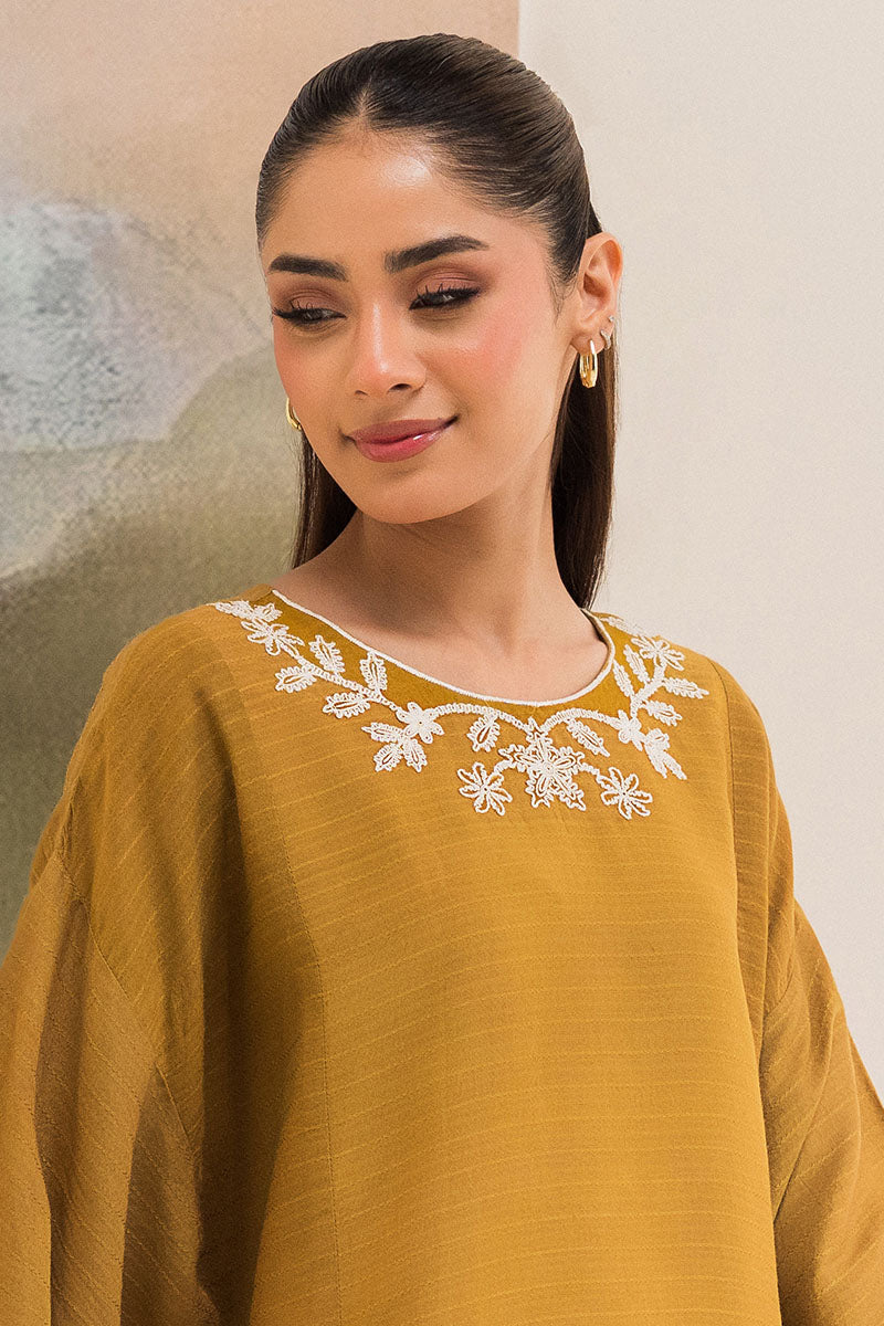 SAGE GREEN EMBROIDERED LINEN SHIRT - Pehnaawaa