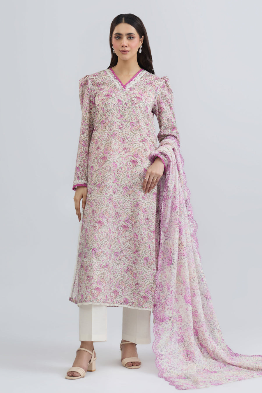 LAWN | EMBROIDERED - Pehnaawaa