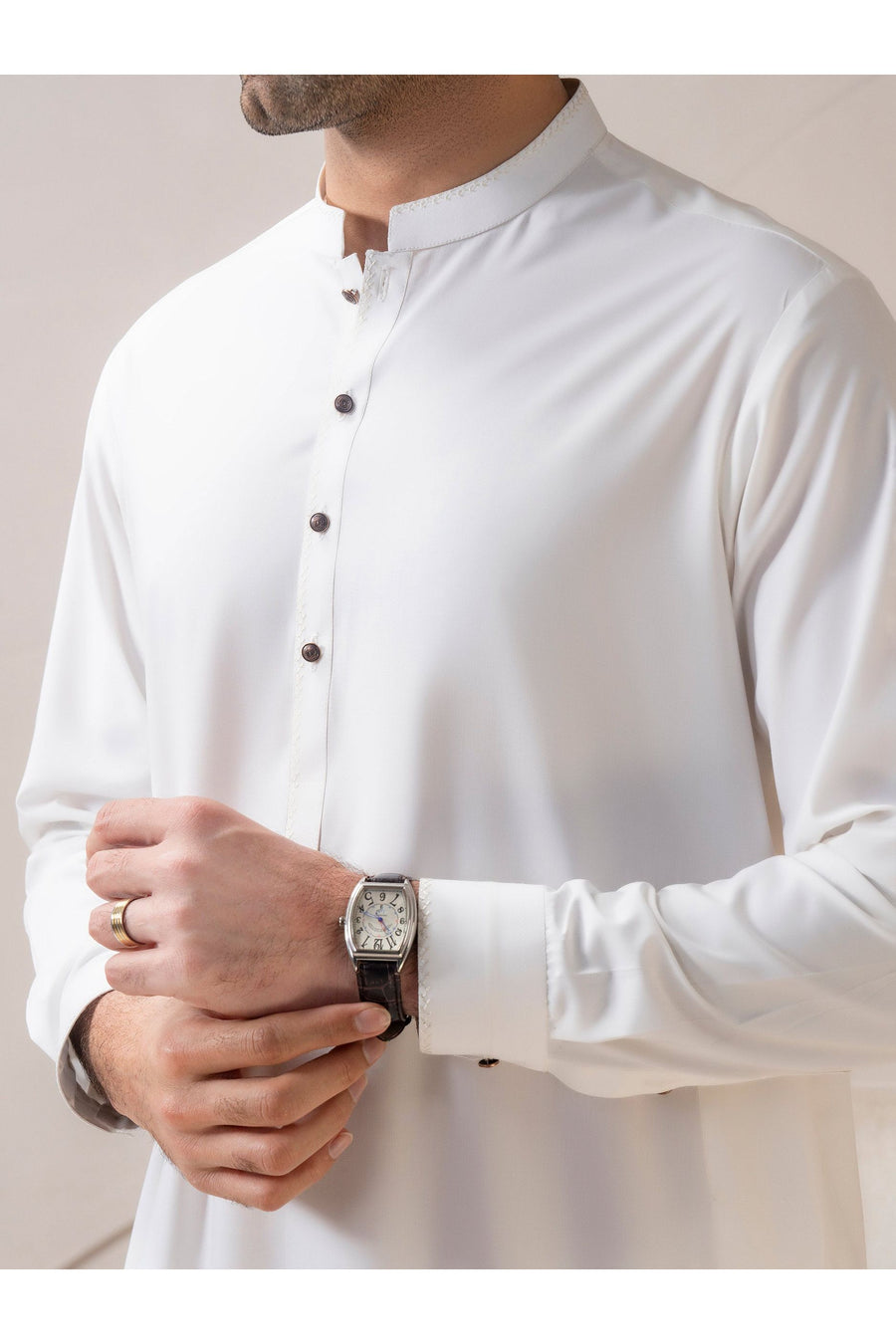 Two Piece Mens Wash And Wear Suit Effortless Style
