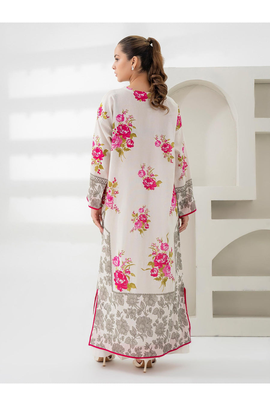 Embroidered Khaddar Shirt for Casual Style