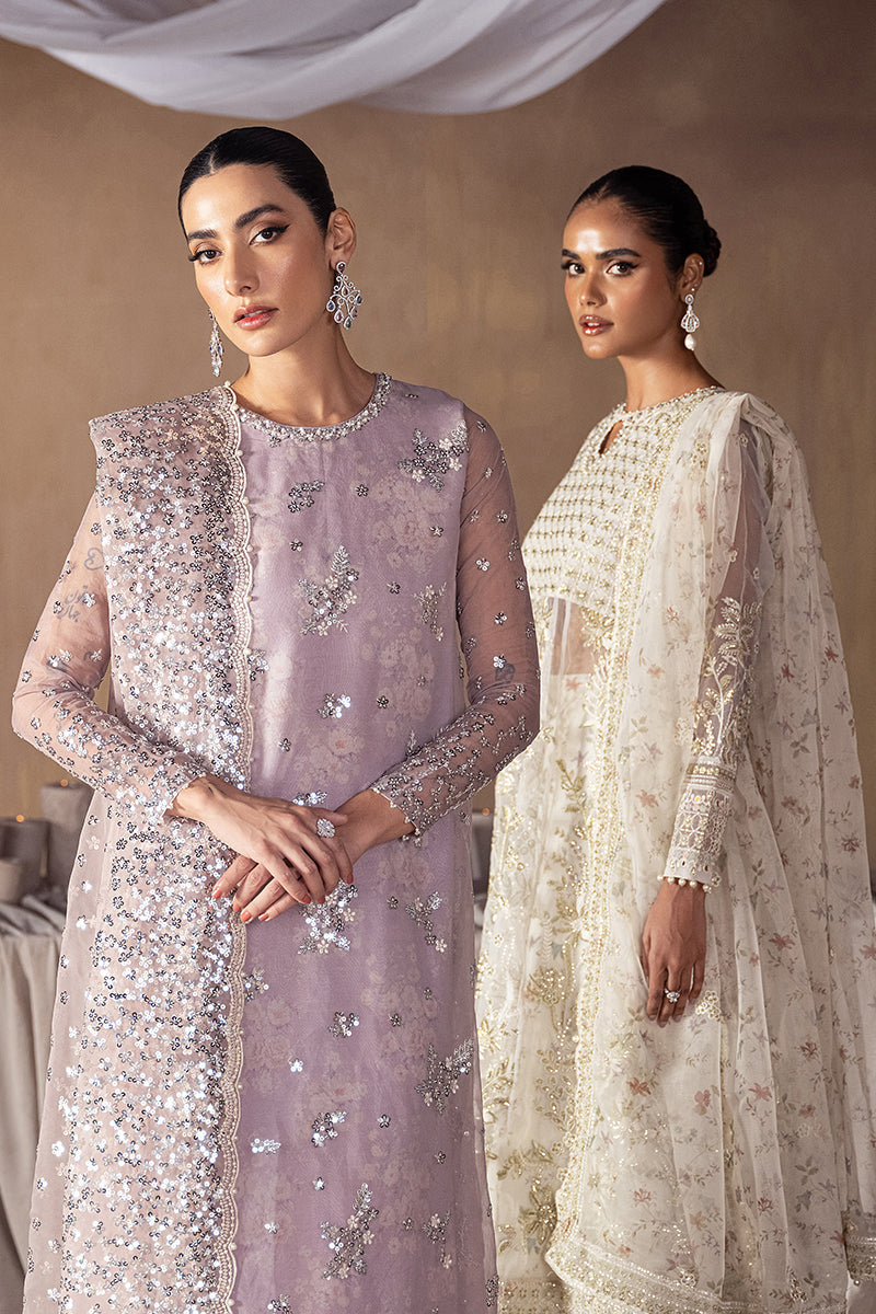 GHAZAL-3PC ORGANZA EMBROIDERED PRET - Pehnaawaa