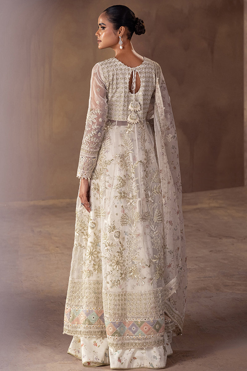 GHAZAL-3PC ORGANZA EMBROIDERED PRET - Pehnaawaa