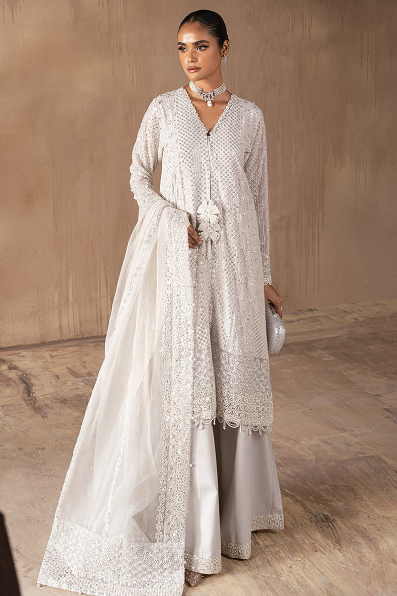 KASHISH-3PC CHIFFON EMBROIDERED PRET - Pehnaawaa
