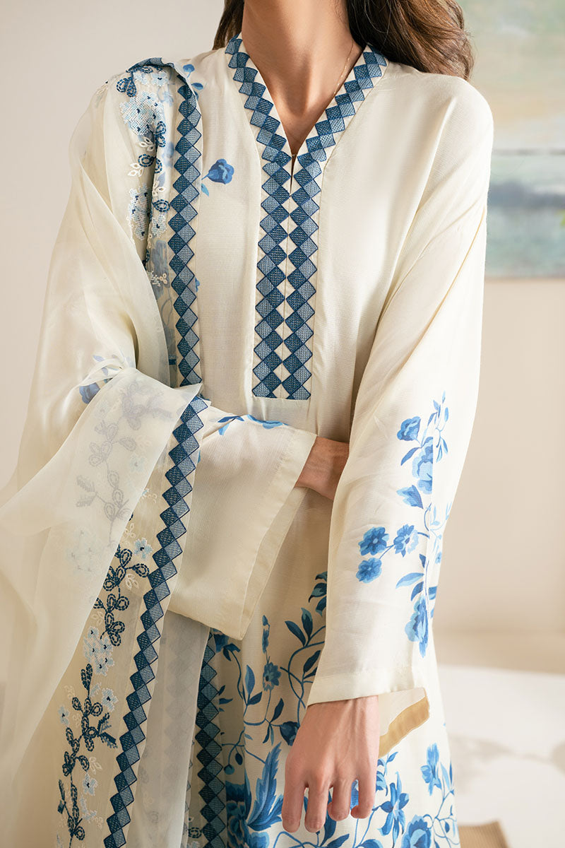 GARDENIA GRACE-2PC (SHIRT & DUPATTA) - Pehnaawaa