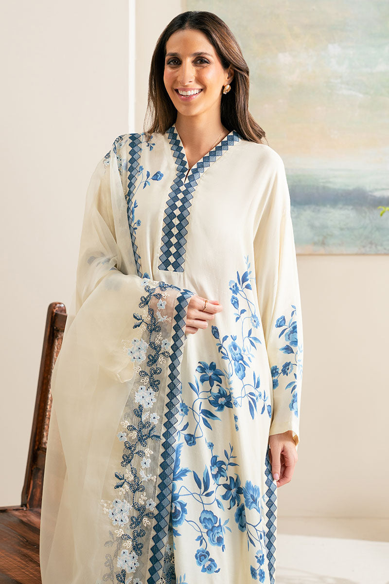 GARDENIA GRACE-2PC (SHIRT & DUPATTA) - Pehnaawaa