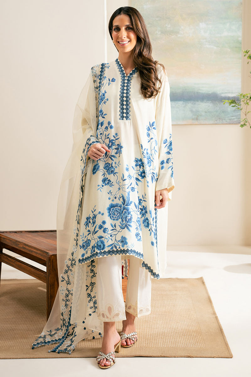 GARDENIA GRACE-2PC (SHIRT & DUPATTA) - Pehnaawaa