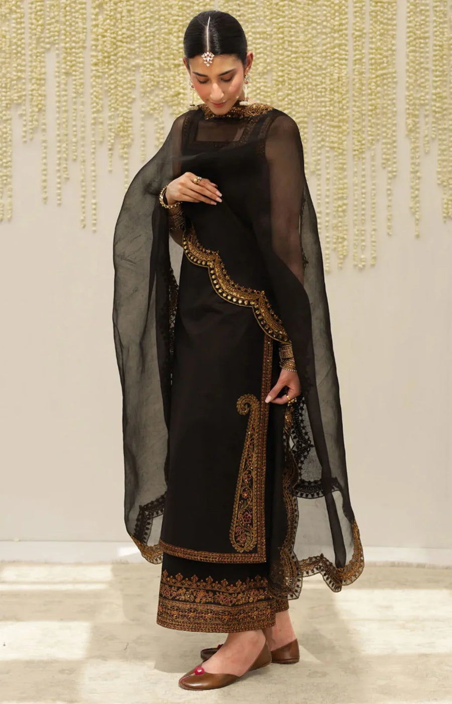 Black Elegance | Embroidered Suit