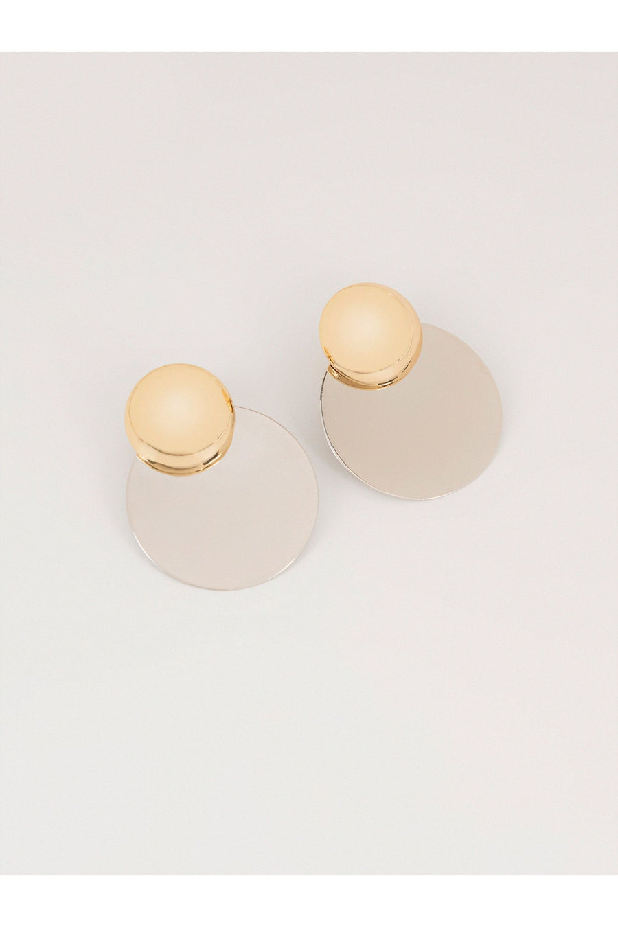 All Season Elegant Disc Stud Earrings