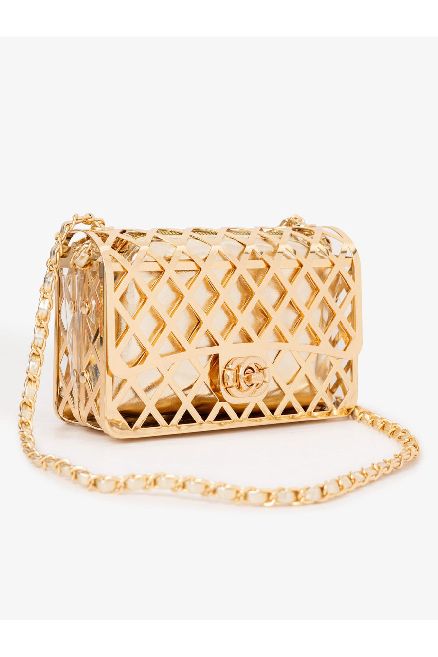 Chic Metal Clutch For Elegant Evening Occasions And Weddings