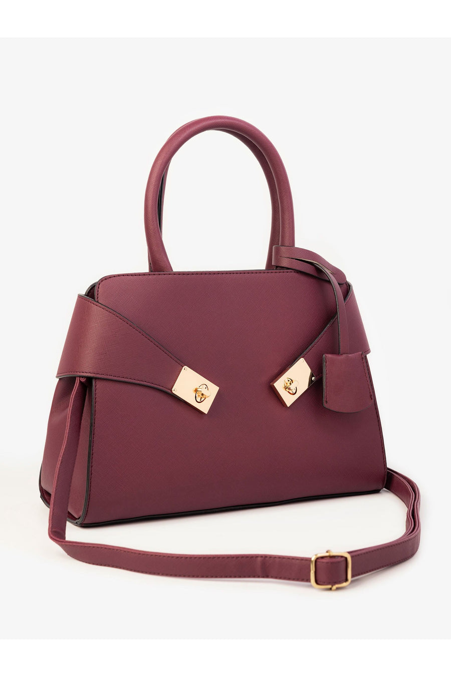 Chic All Season Handbag With Stylish Details For Elegant Occasions