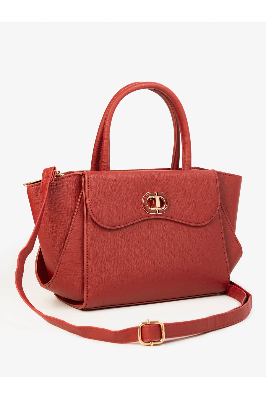Elegant Structured Flap Handbag For Everyday Style