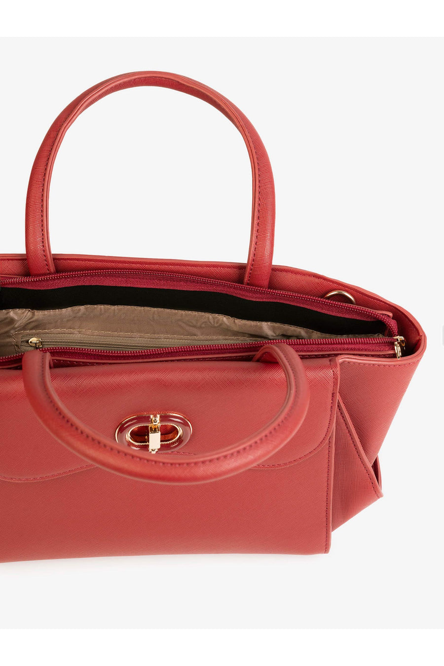 Elegant Structured Flap Handbag For Everyday Style