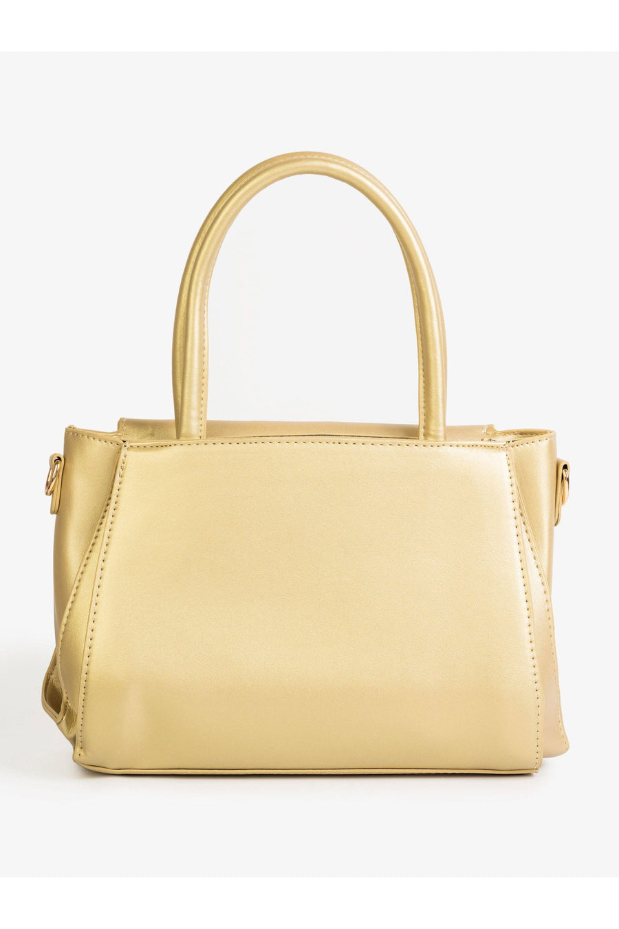 Elegant Textured Handbag For Everyday Style Gold Tone Accessory