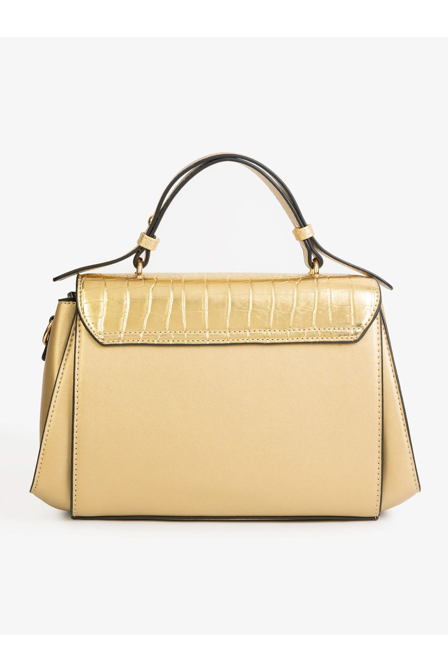 Chic Dual Tone Handbag With Elegant Rexine Craft For Any Season
