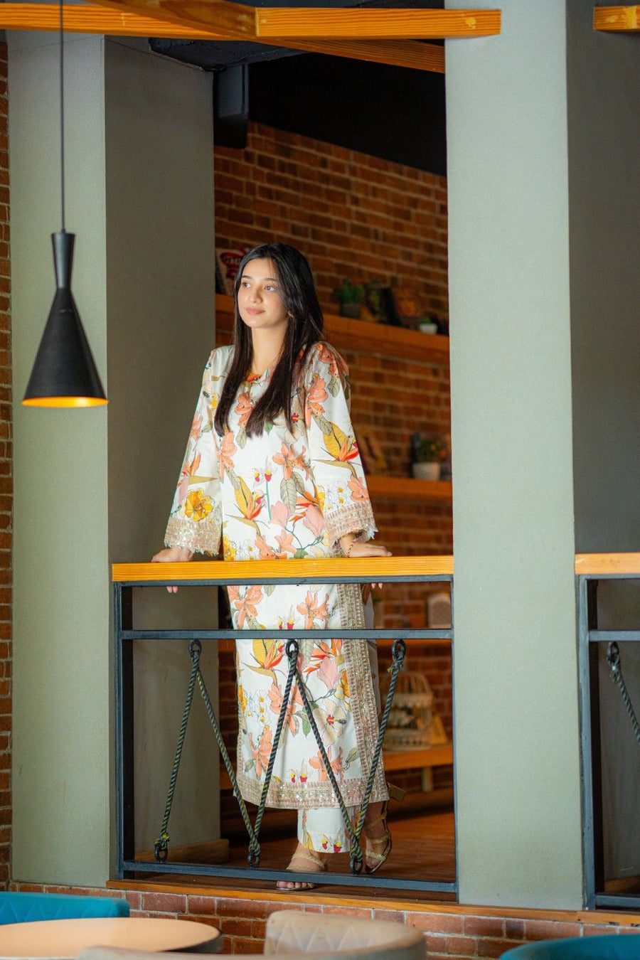 Allure Flora | 2 Piece Stitched Suit