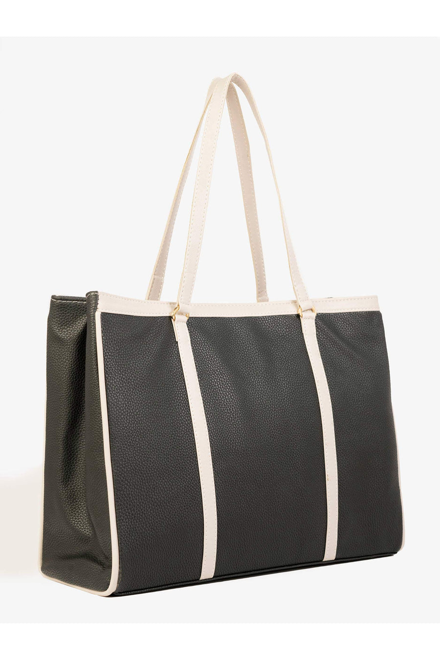 Elegant Textured Rexine Tote Bag For Everyday Style