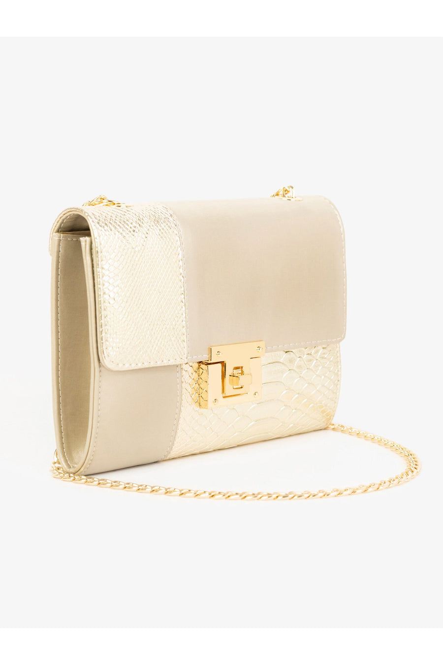 Chic Two-Tone Clutch For Everyday Elegance And Luxe Rexine Finish