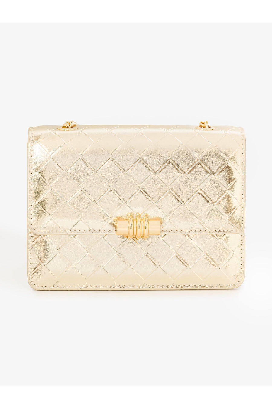 Timeless Quilted Handbag In Golden Hue For All Seasons