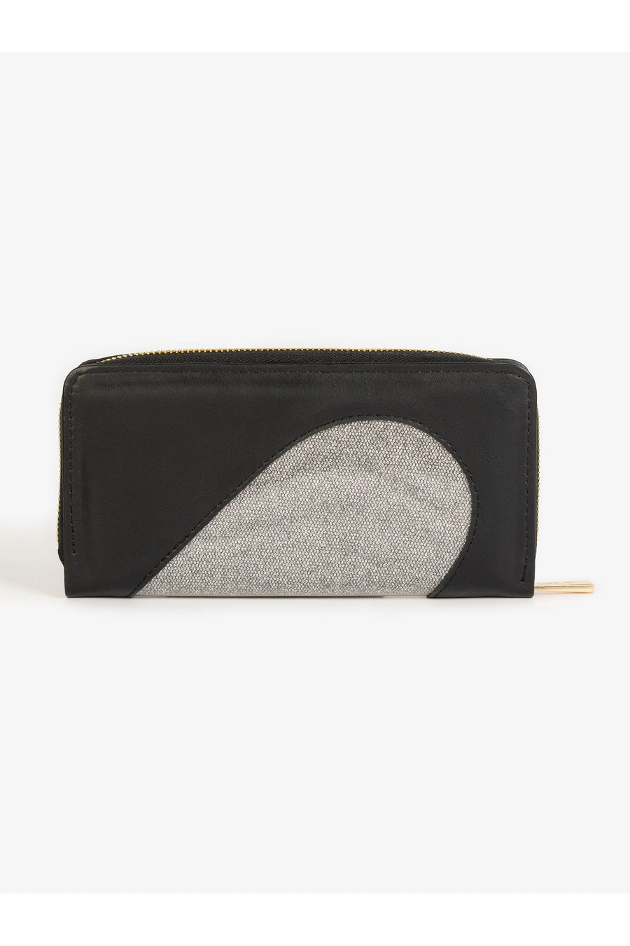 Chic Dual Tone Glitter Wallet For Everyday Elegance