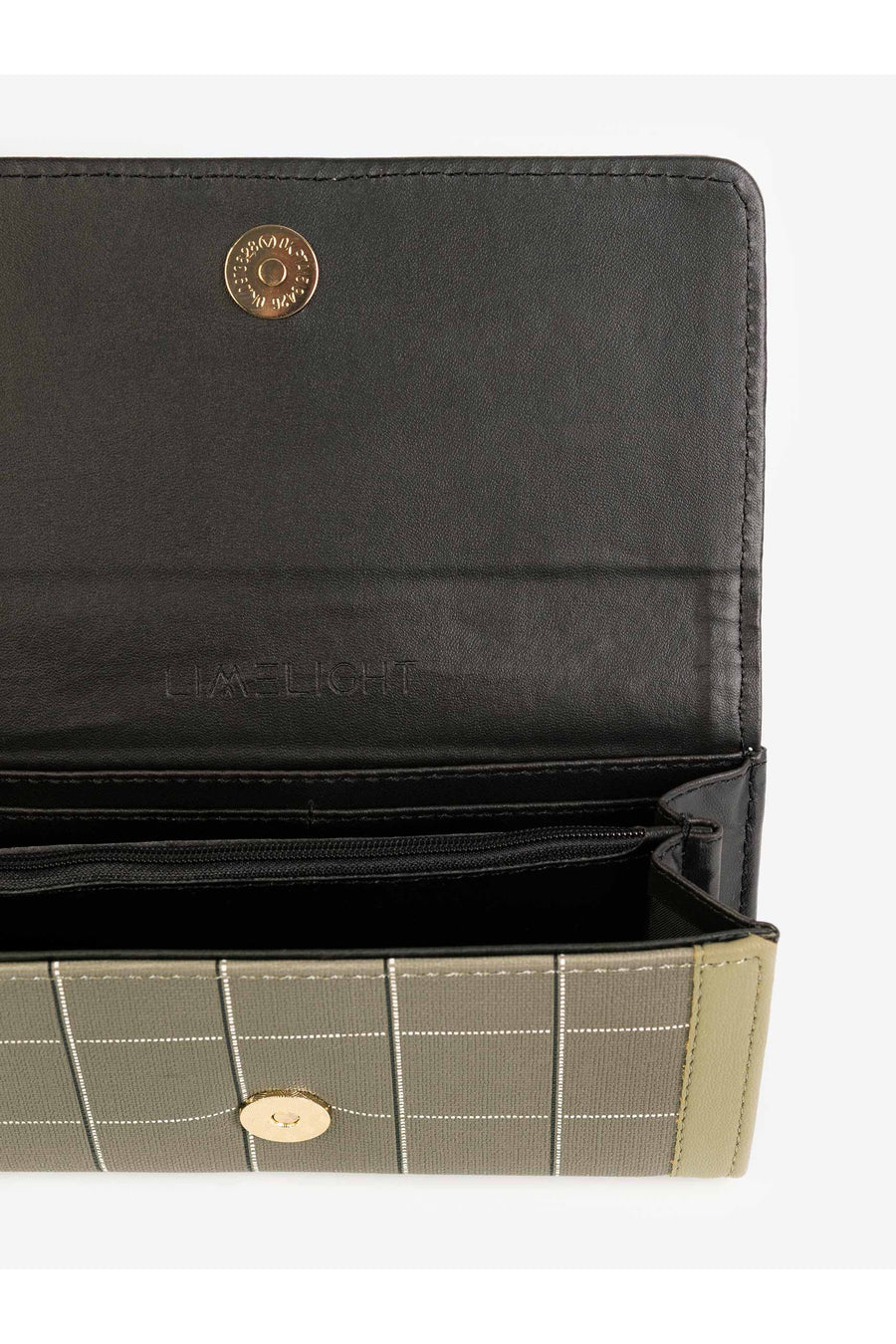 Effortless Elegance Quilted Wallet In Olive Rexine