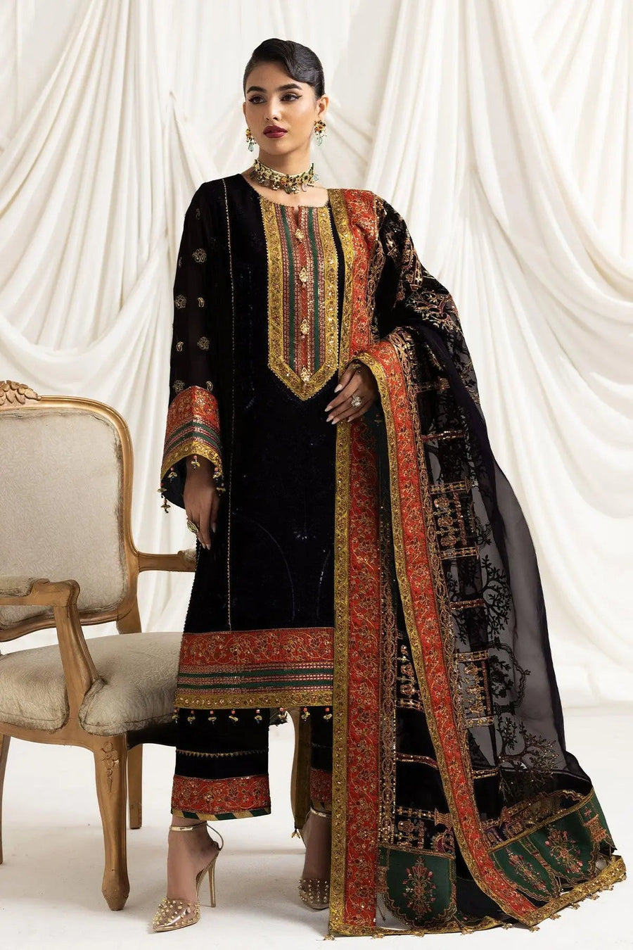 AF-CH-2116-Mehlika B Black - Pehnaawaa