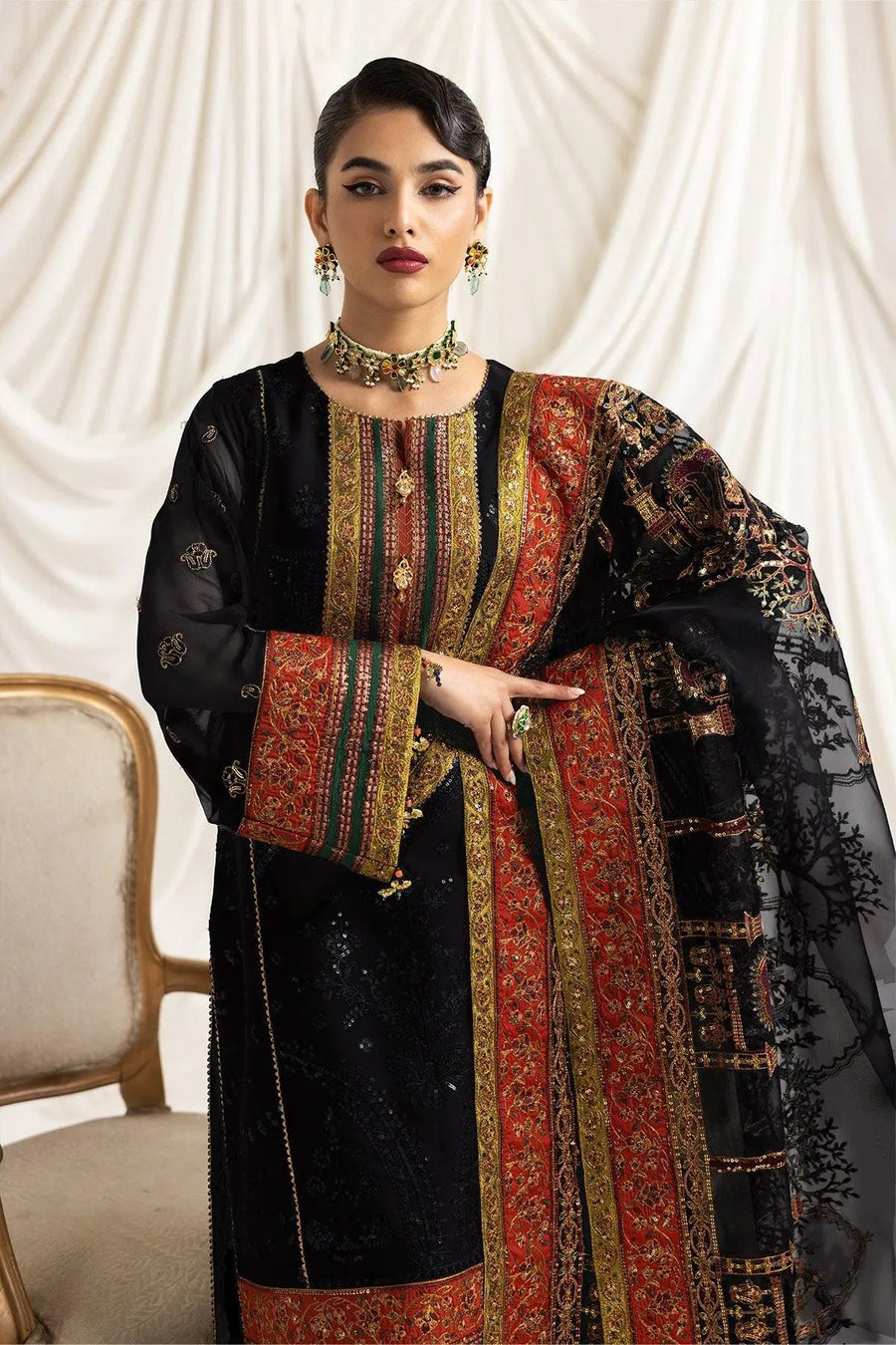 AF-CH-2116-Mehlika B Black - Pehnaawaa
