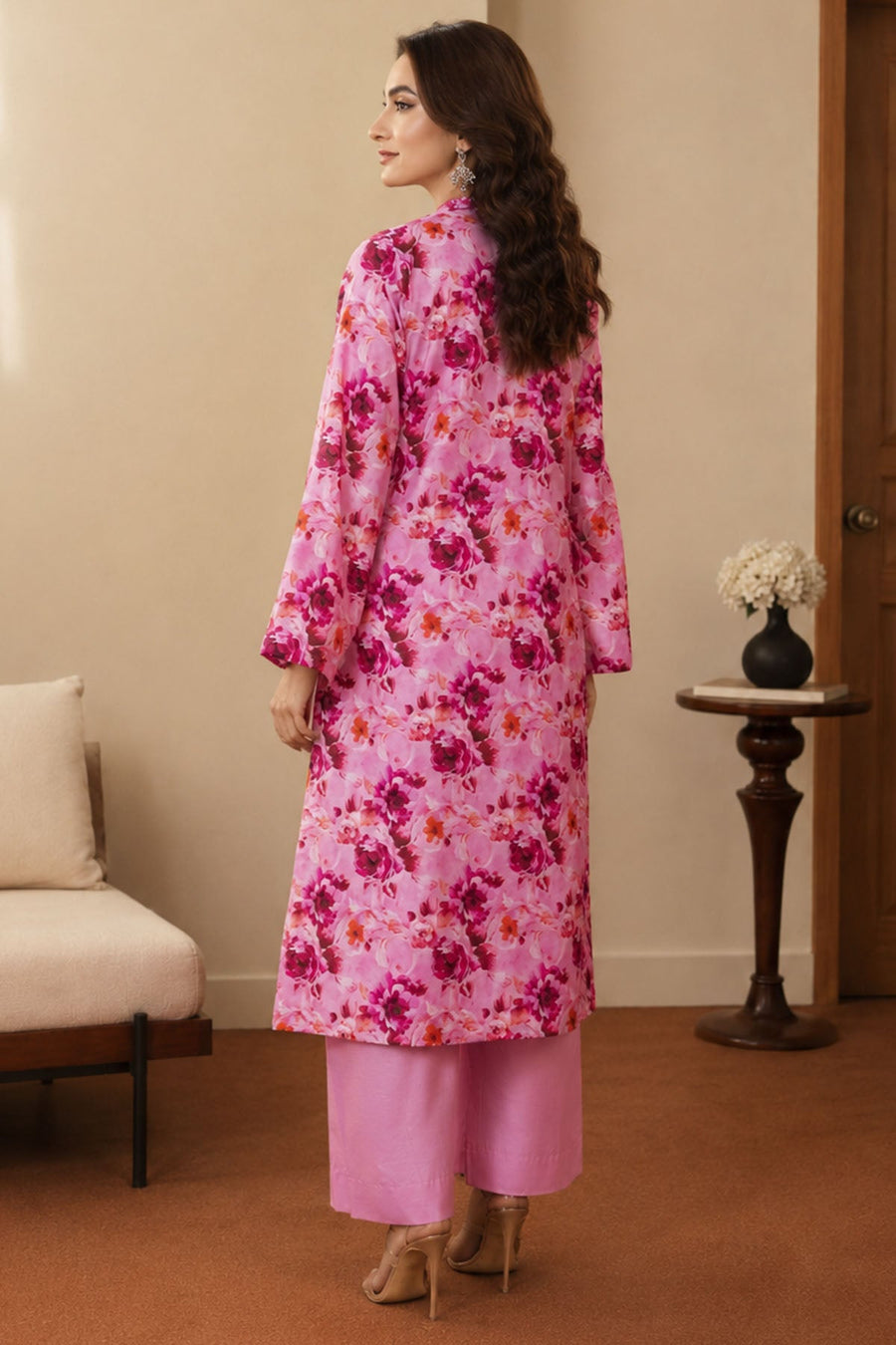 Vasily Digital Printed Lawn 2-Piece Ready-to-Wear Suit