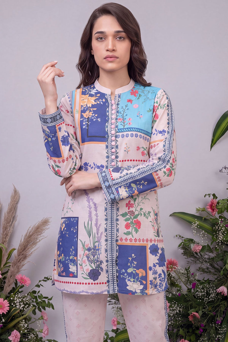 Live Digital Printed Cambric 2-Piece Co-Ord Set