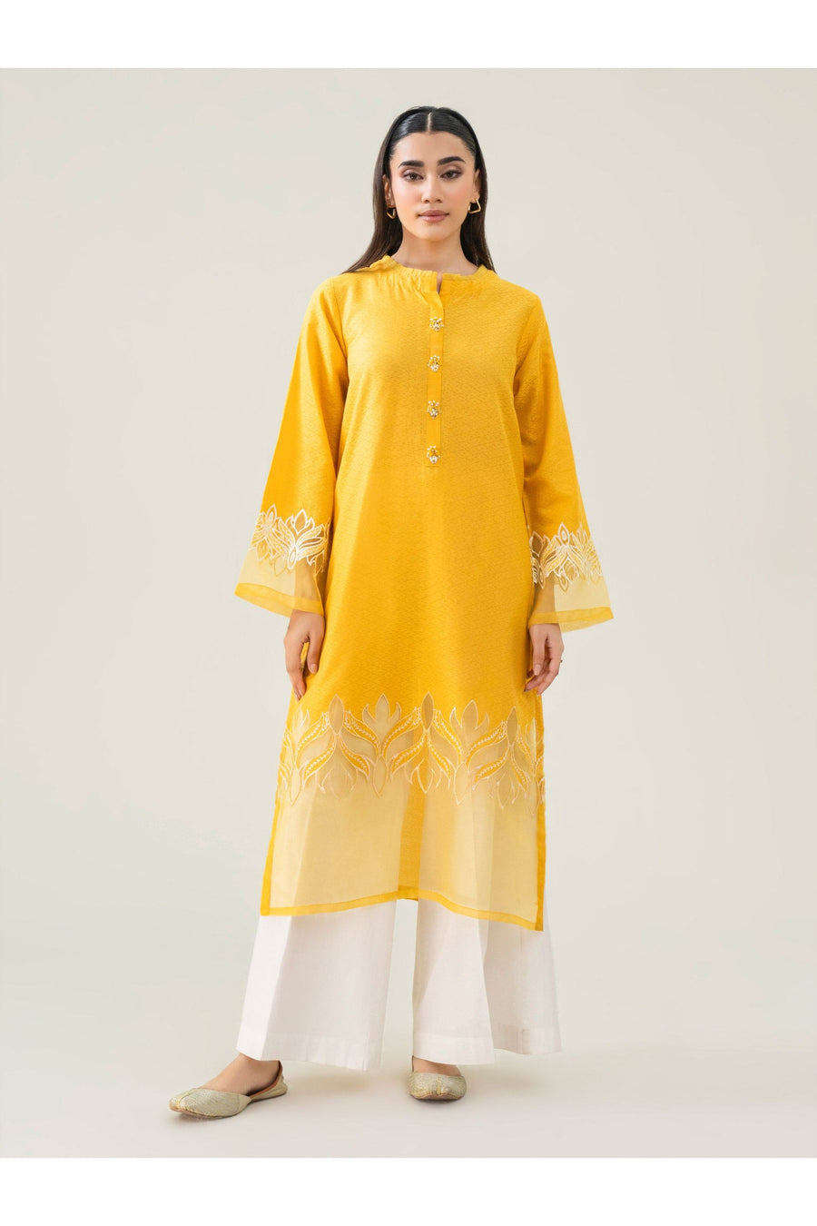 Embroidered Lawn Shirt for Casual Style