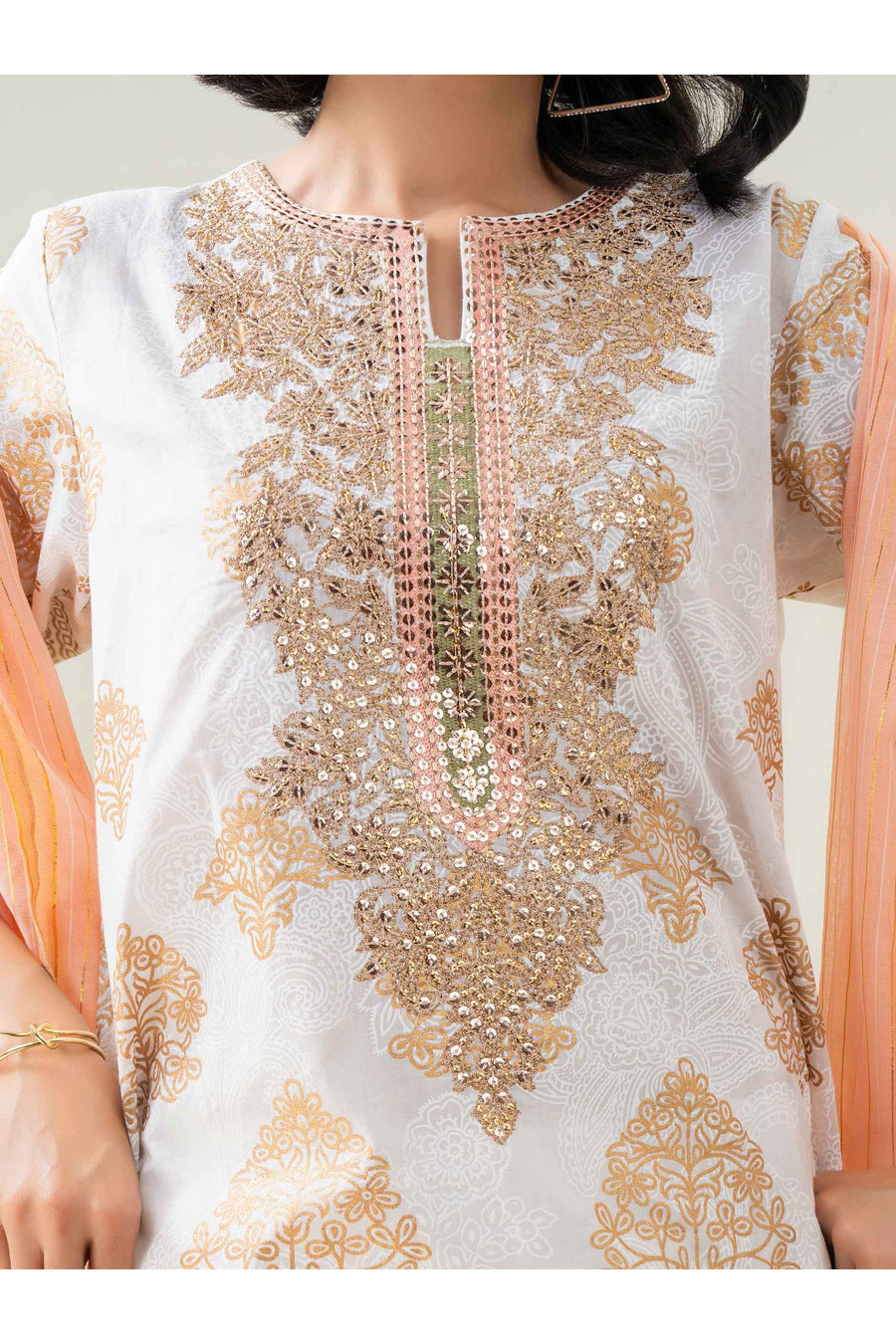 Embroidered 2 Piece Lawn Suit for Summer Fun