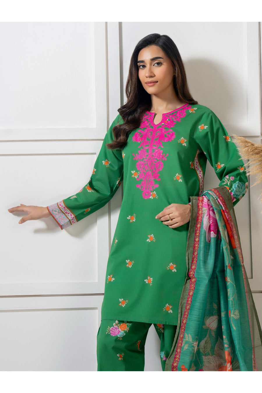 Embroidered 3 Piece Lawn Suit for Everyday Wear